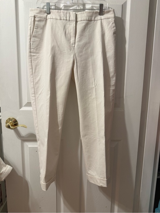 Boden Pants - Boden Cream Tailored Crop Trousers